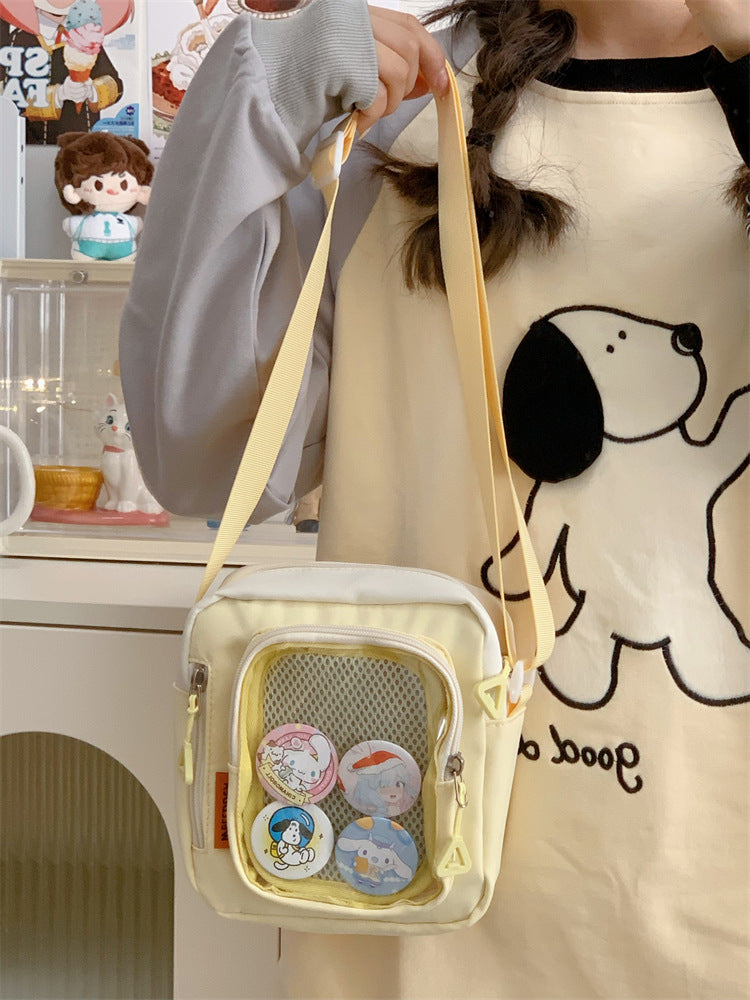 Pin Display Crossbody Bag – Window