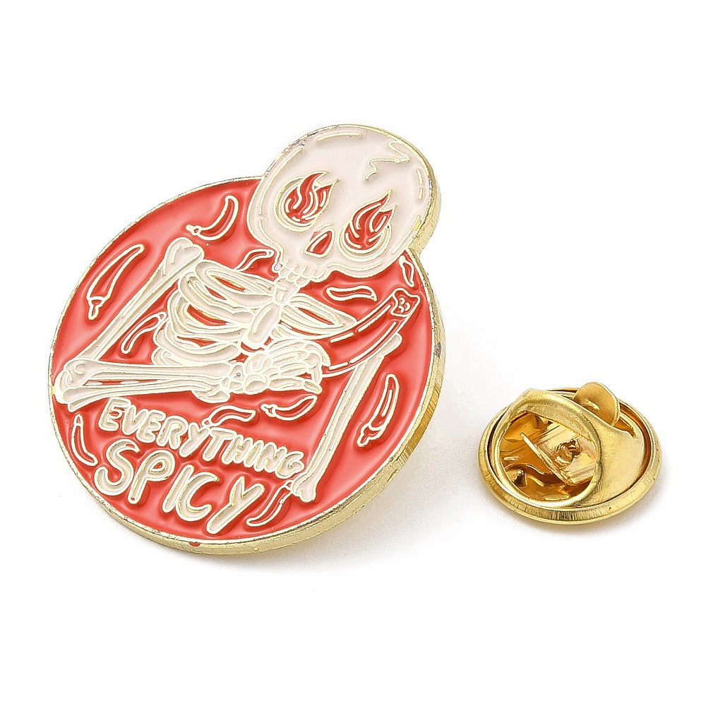 'Everything spicy' enamel pin