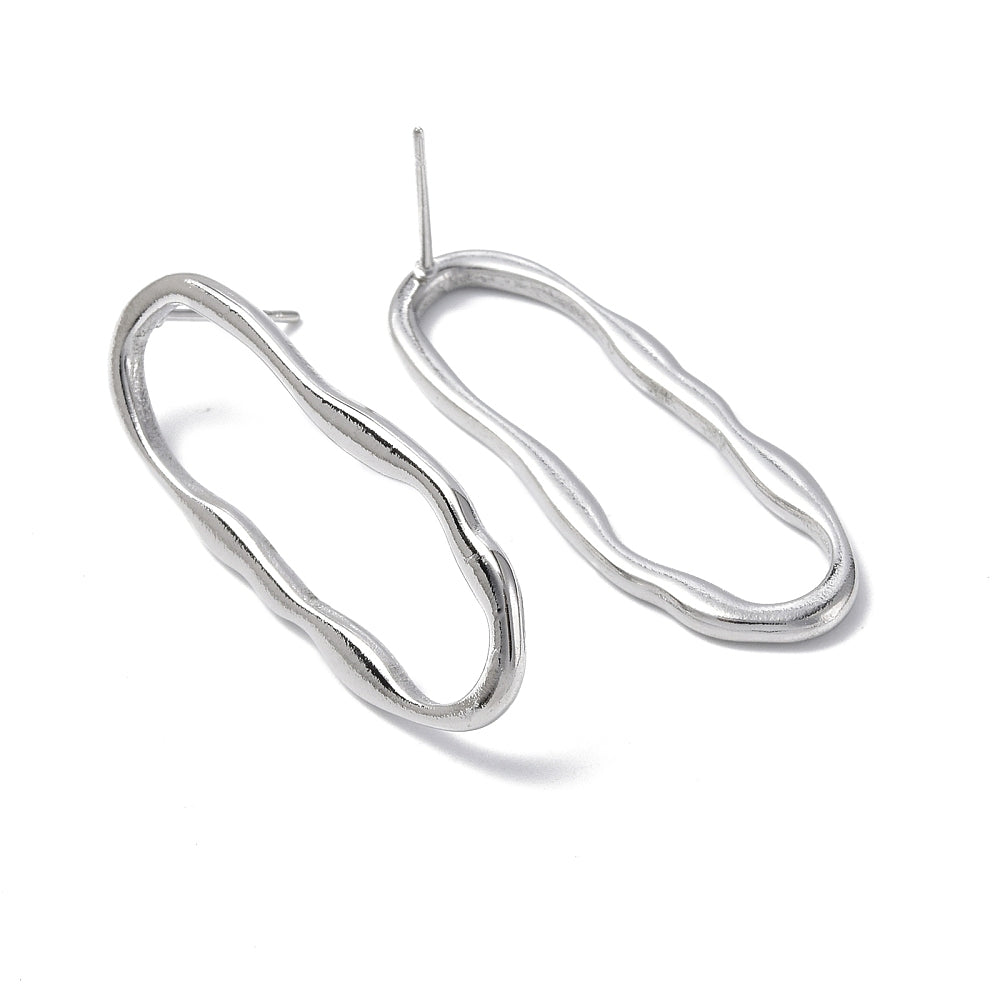 OVAL Twist studs