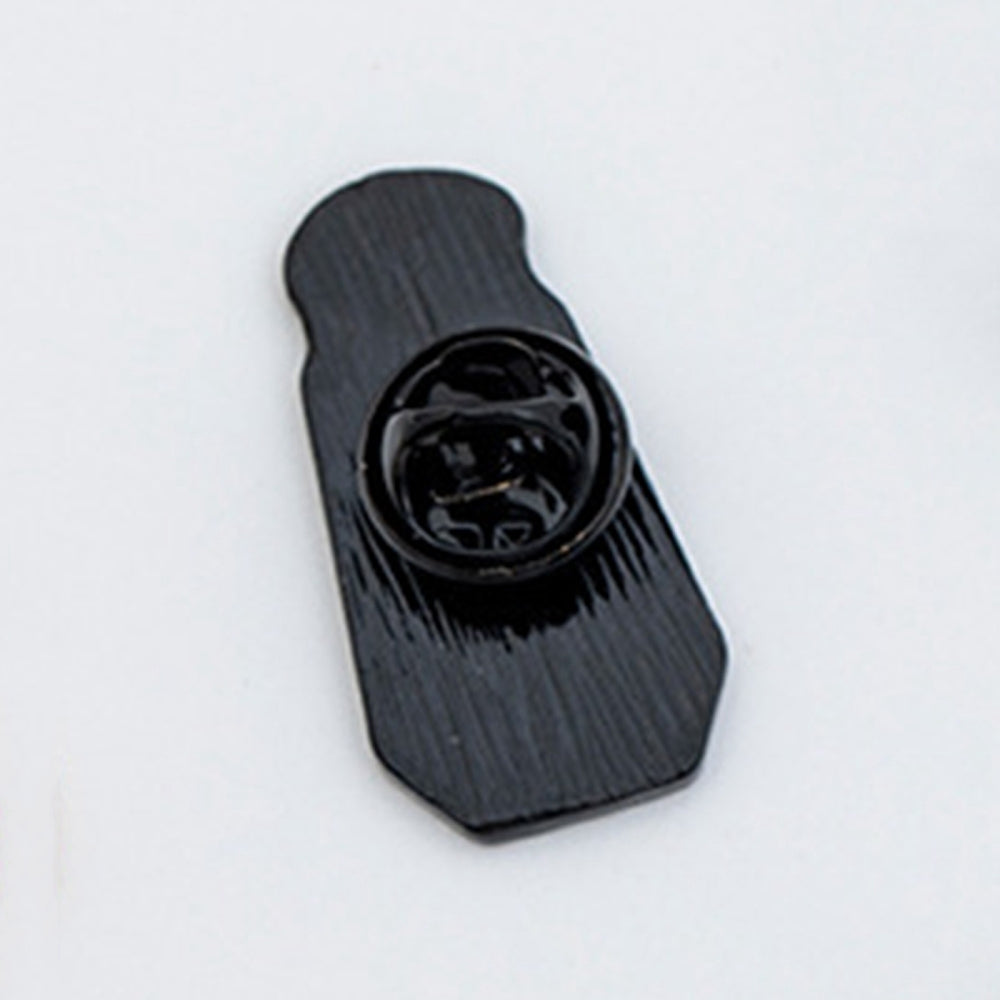 Salty enamel pin