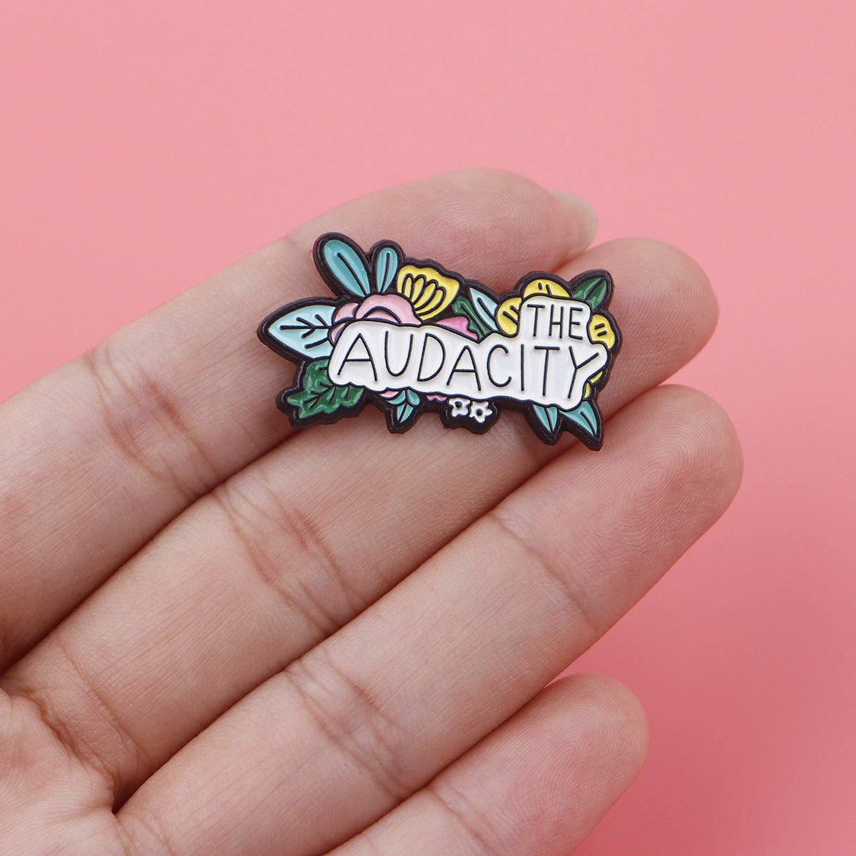 'The audacity' enamel pin
