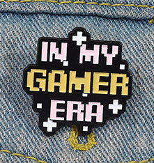 'In my gamer era' enamel pin