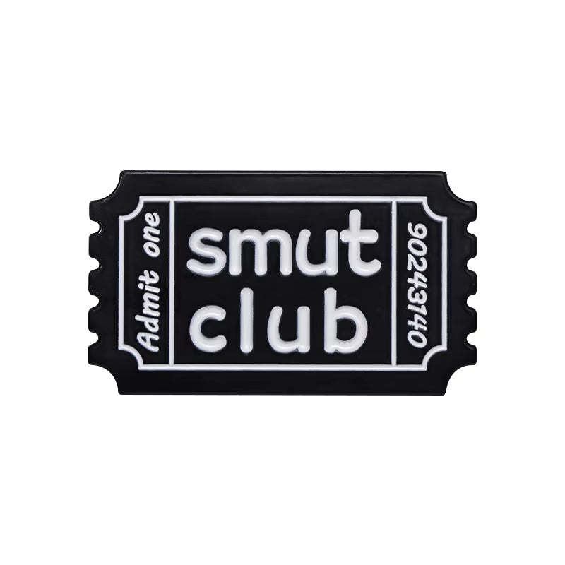 'Smut club' enamel pin