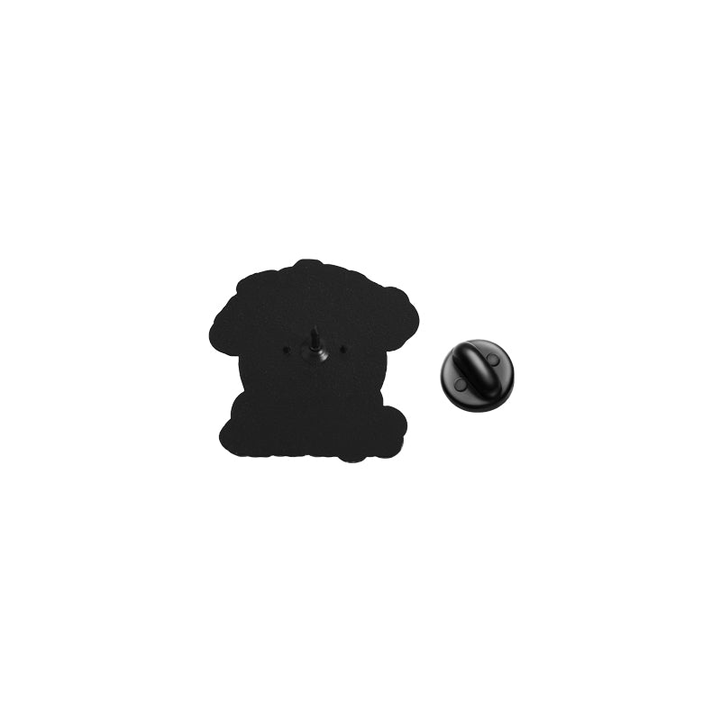 'Hang in there it gets worse' enamel pin