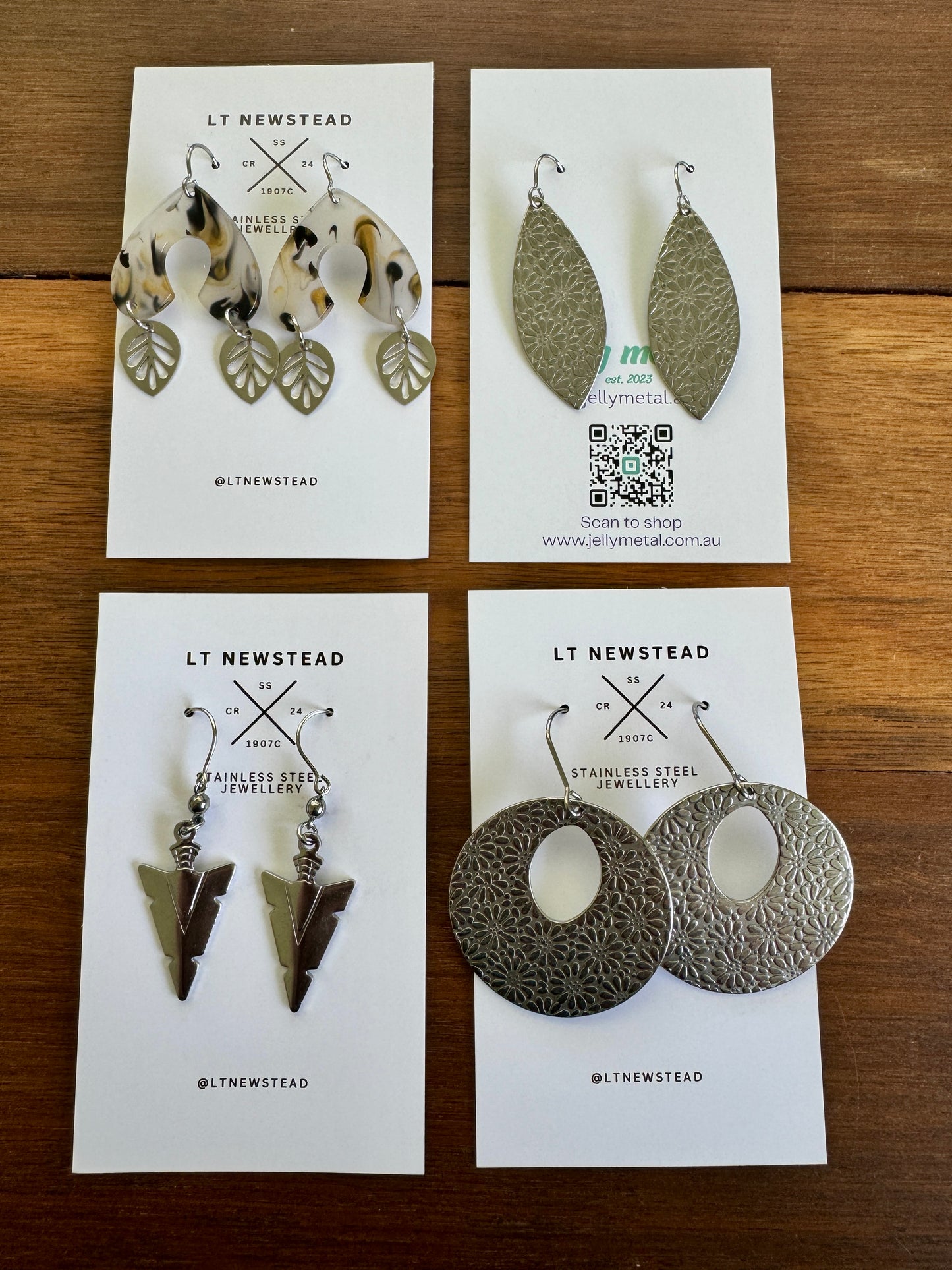 Earring pack #6c - various shapes