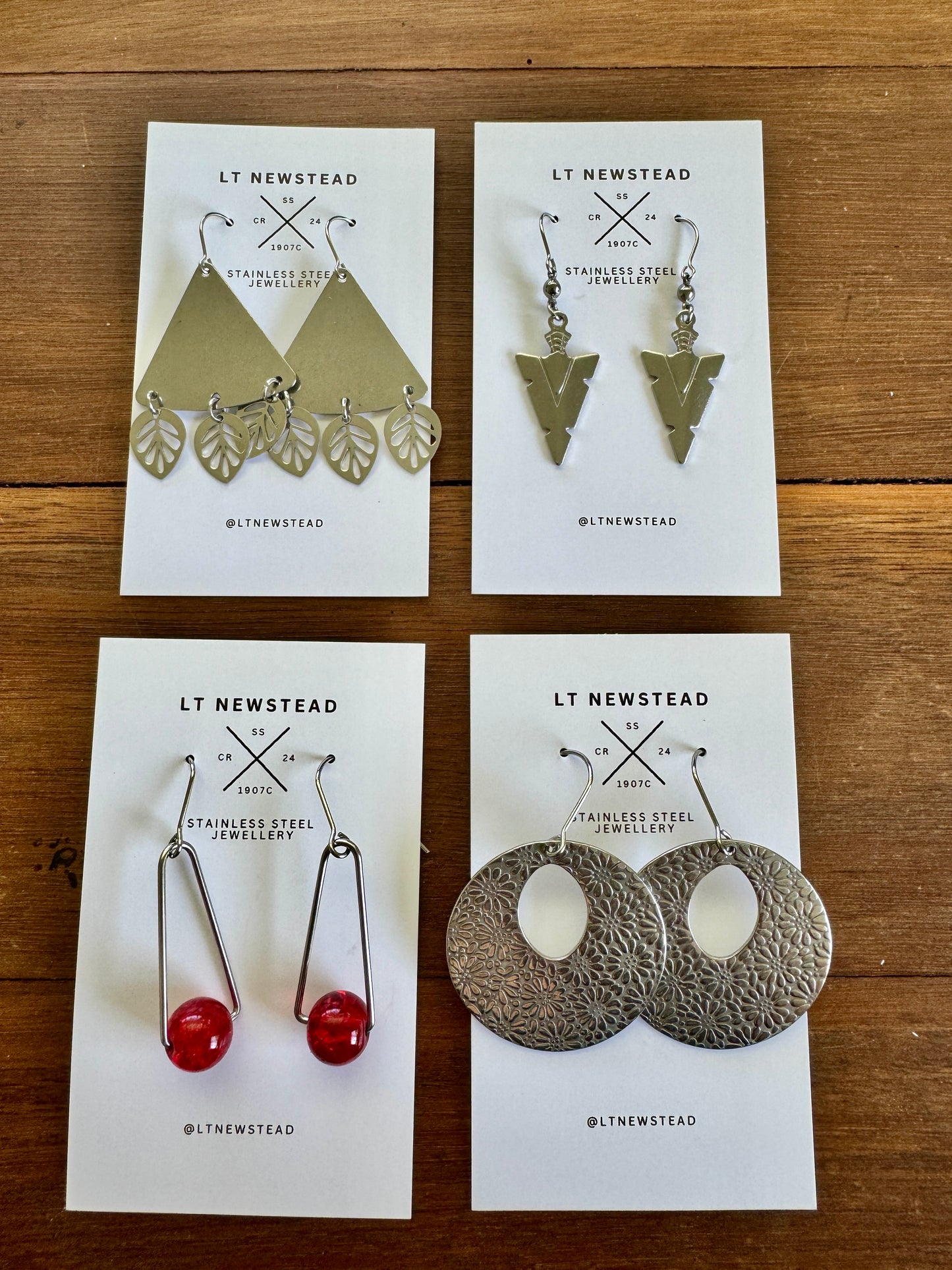Earring pack #6e - various shapes