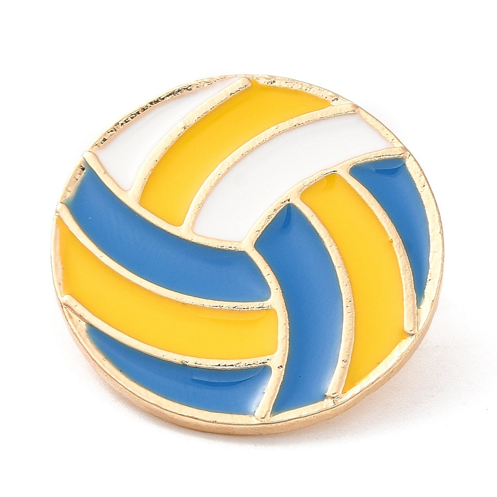 Volleyball enamel pin