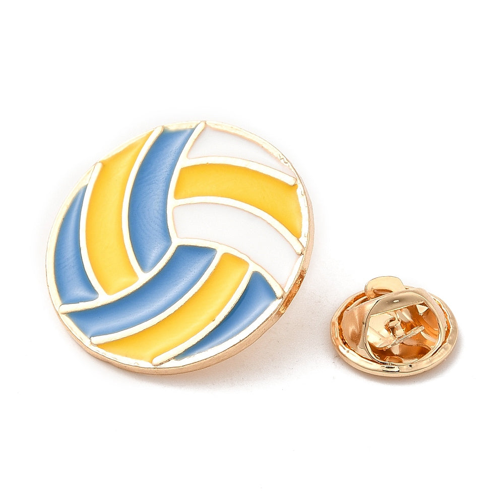 Volleyball enamel pin