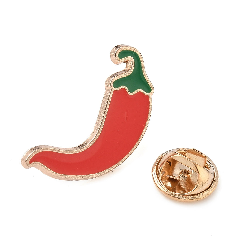 Chilli pepper enamel pin