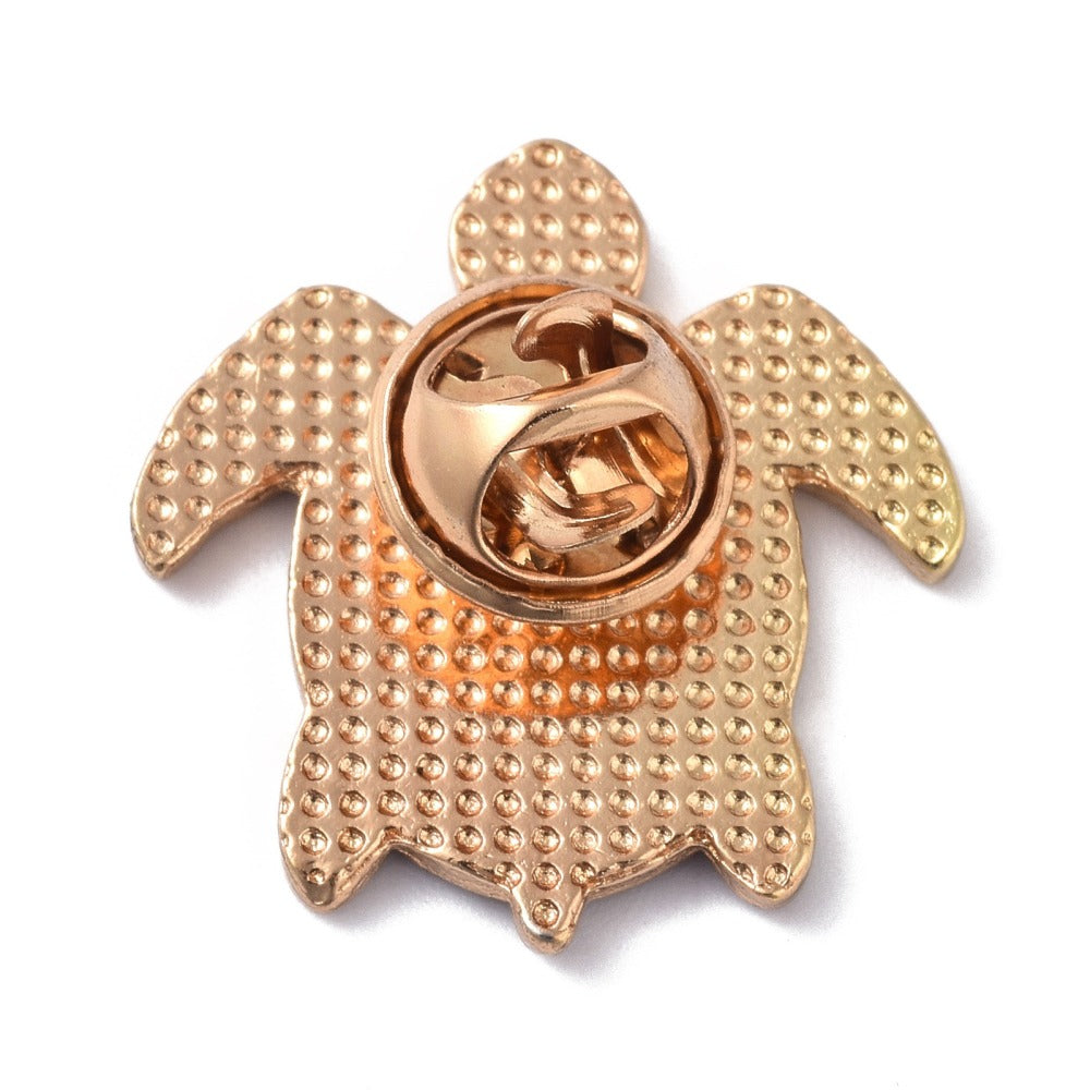 Star sign 'virgo' turtle enamel pin