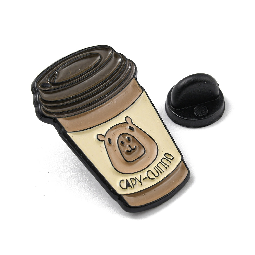 'Capy-cuinno' enamel pin