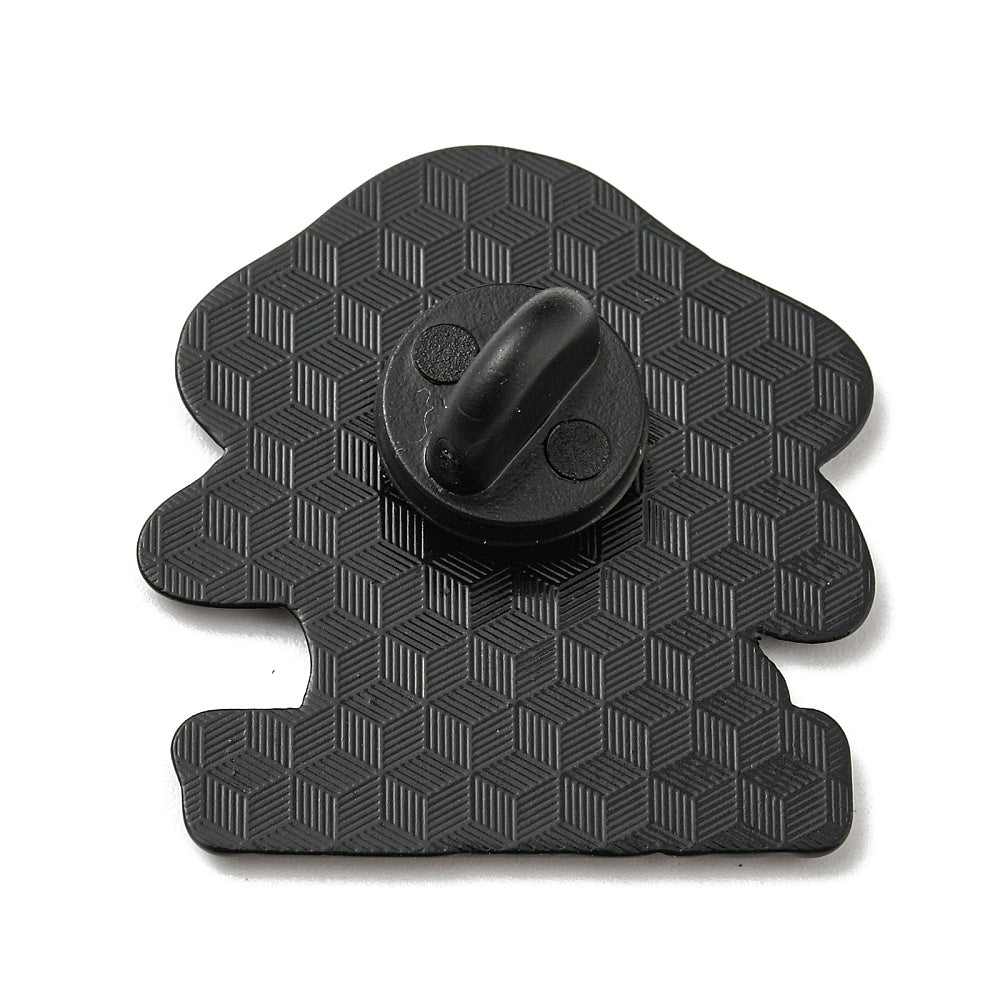 Frog 'don't worry be hoppy' enamel pin
