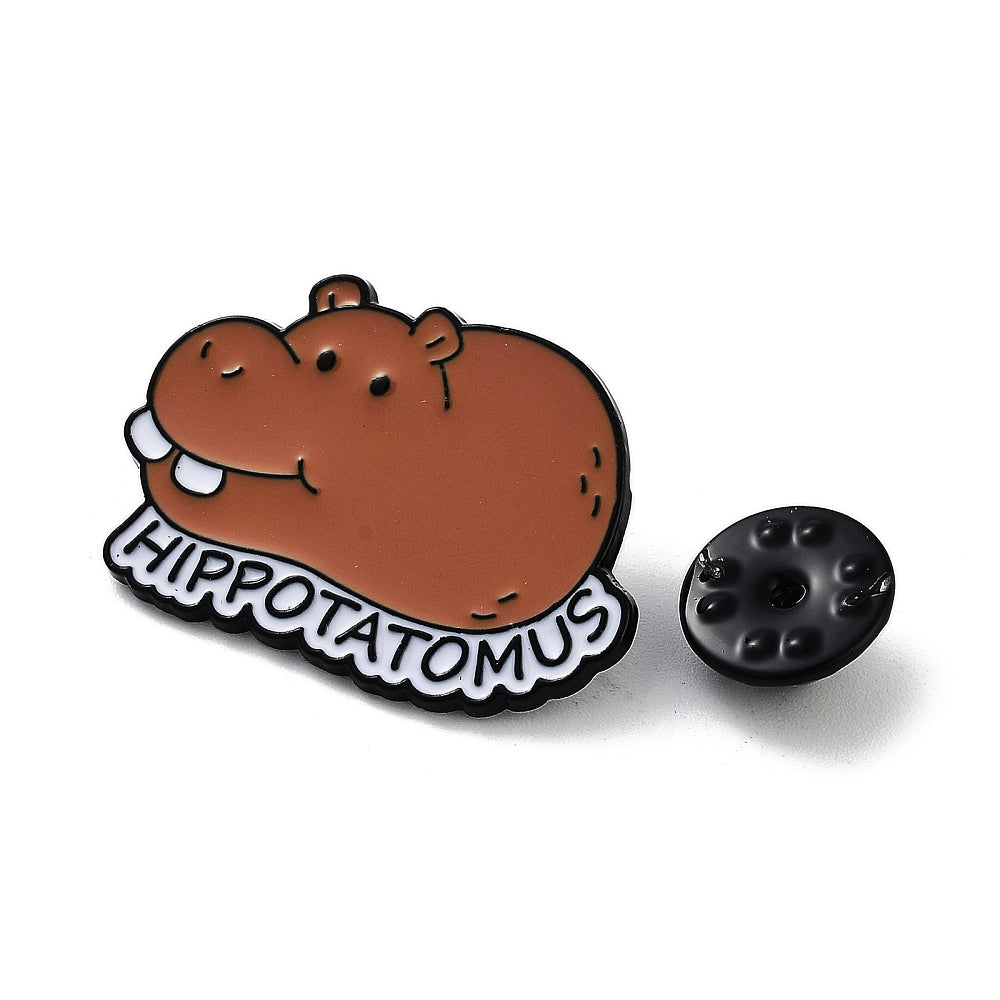'Hippotatomus' enamel pin