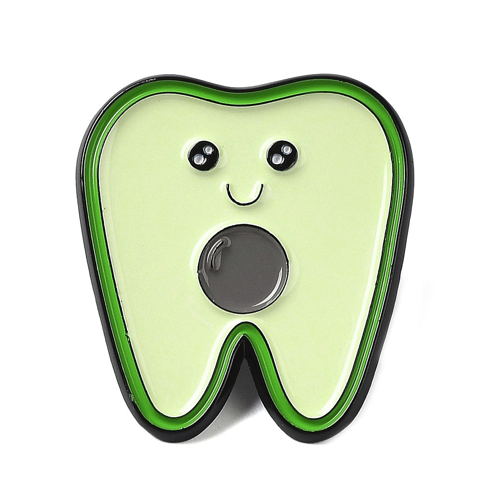 Avocado tooth enamel pin