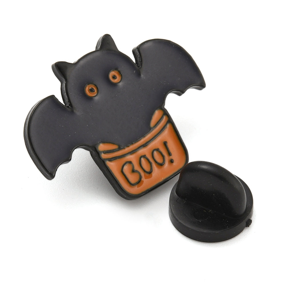 Boo bat enamel pin