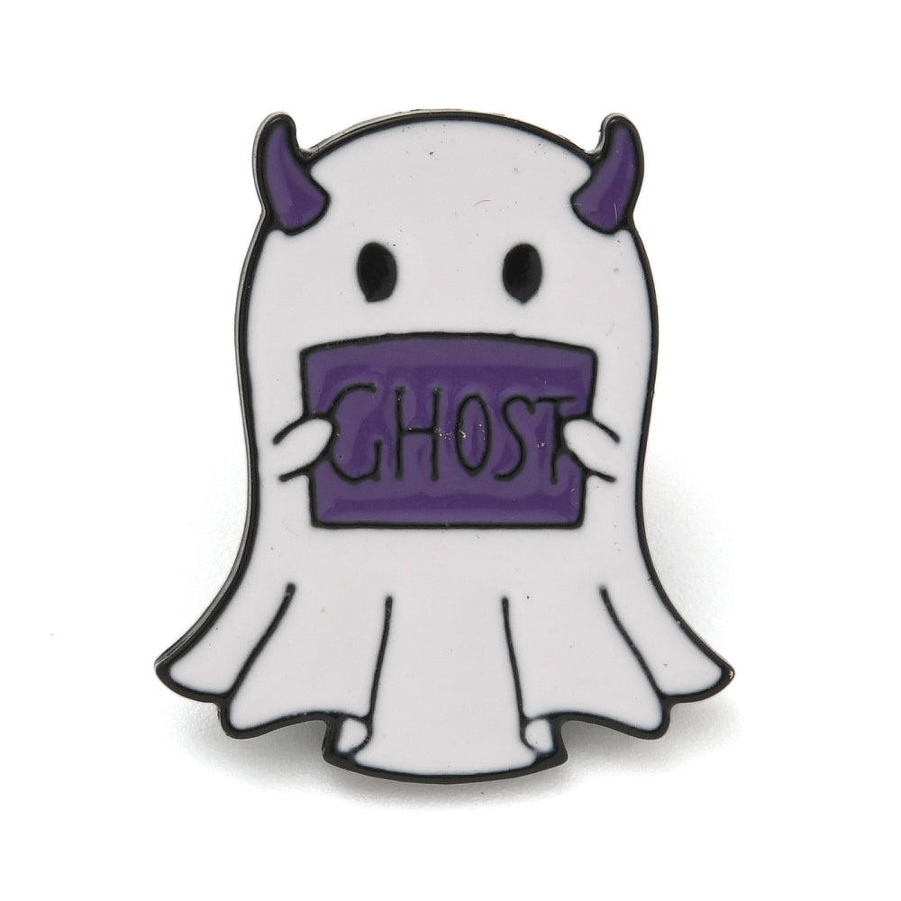 Ghost enamel pin