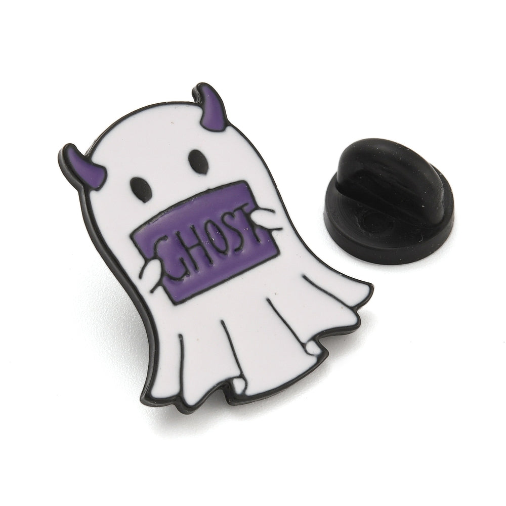 Ghost enamel pin