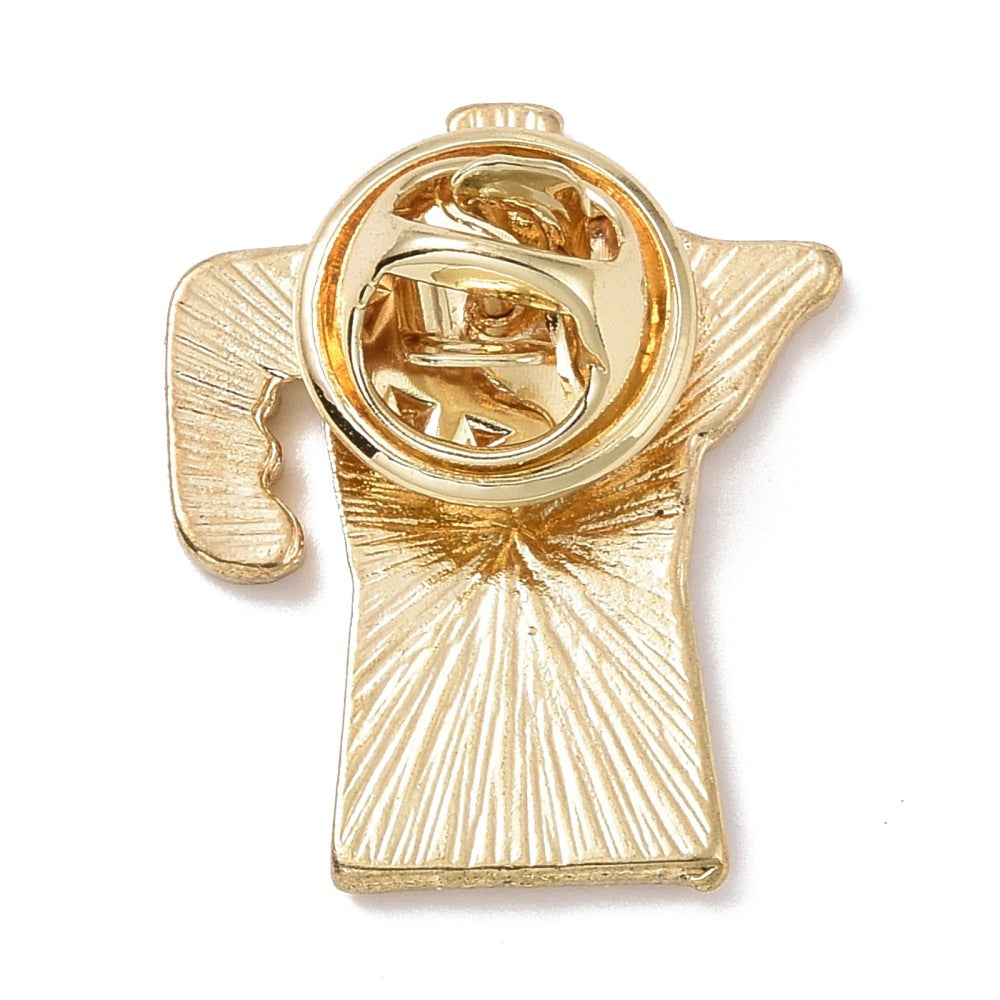 Italian moka pot enamel pin
