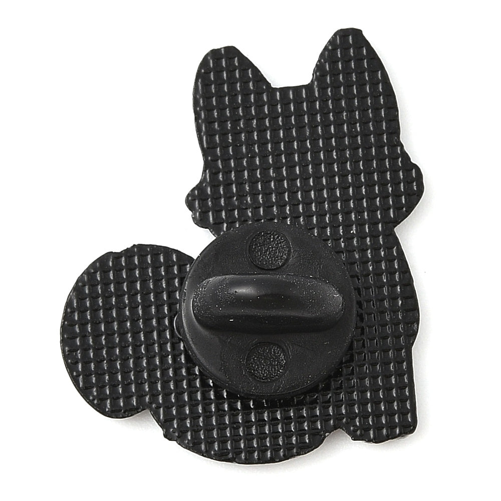 Brown fox enamel pin