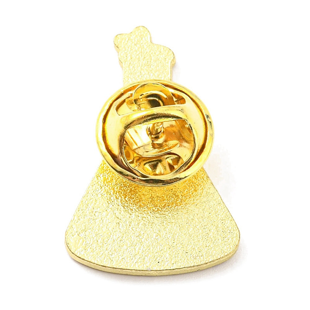 Love heart beaker enamel pin