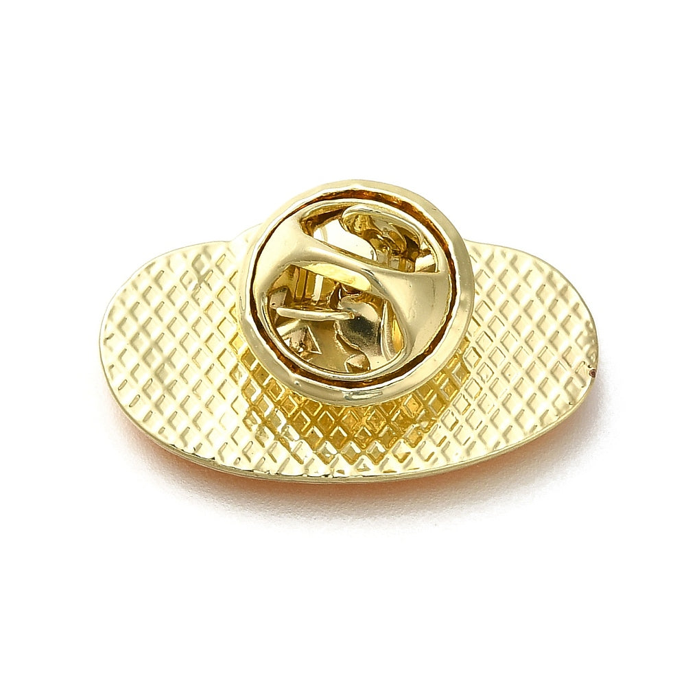 Bread roll enamel pin