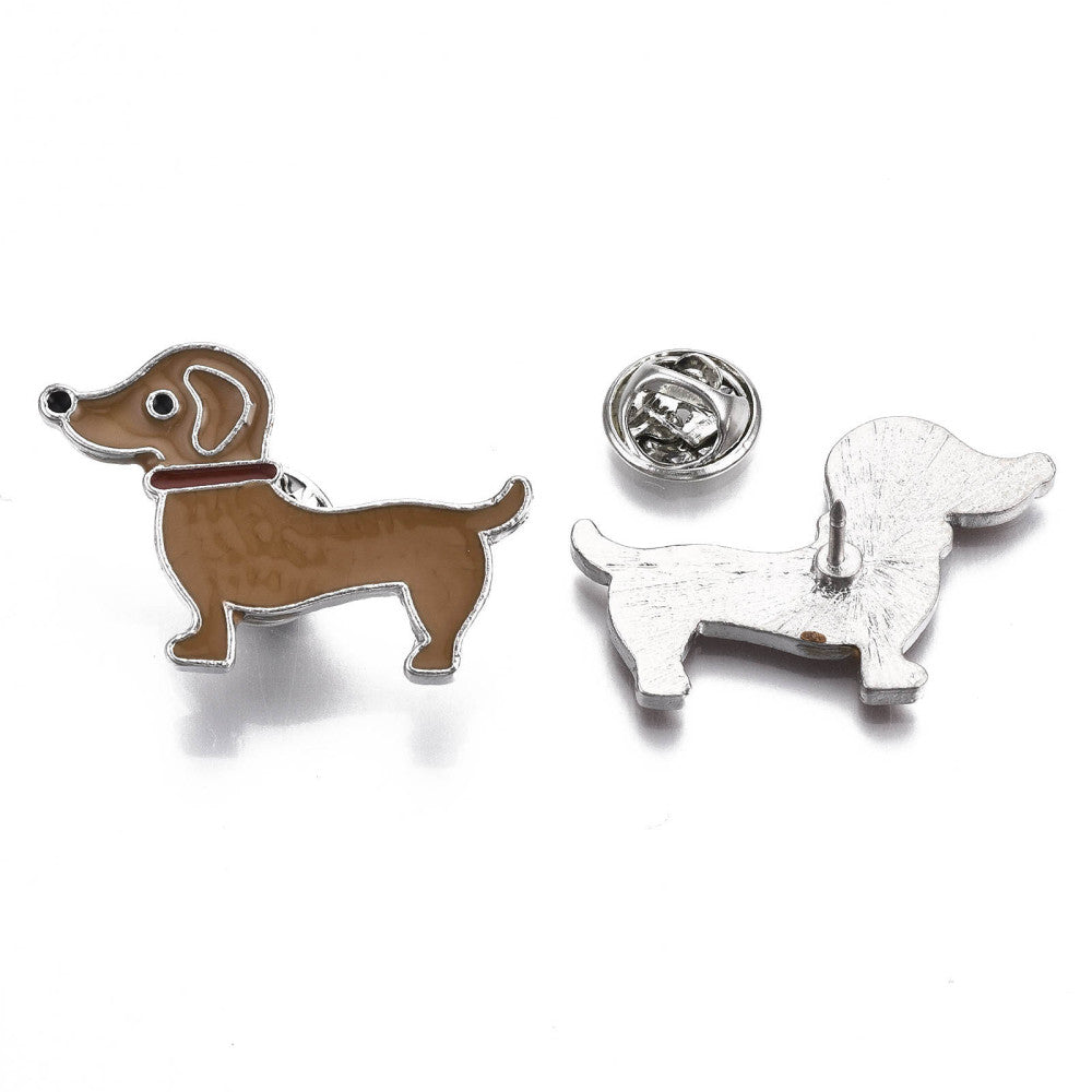 Dachshund enamel pin