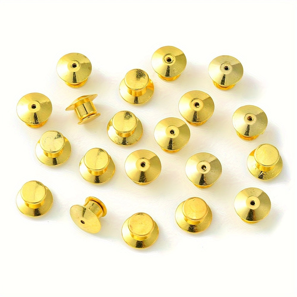 Gold Alloy Locking Pin Backs – Cone Style