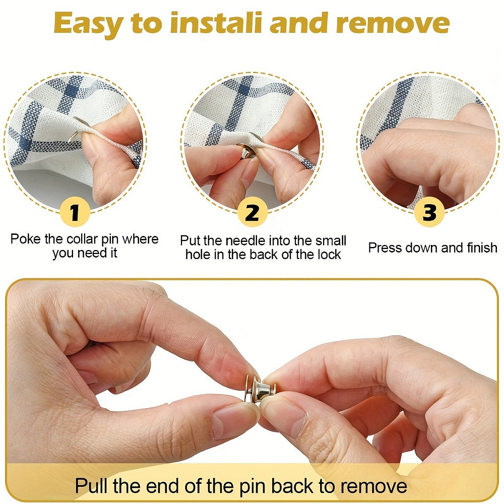 Gold Alloy Locking Pin Backs – Cone Style