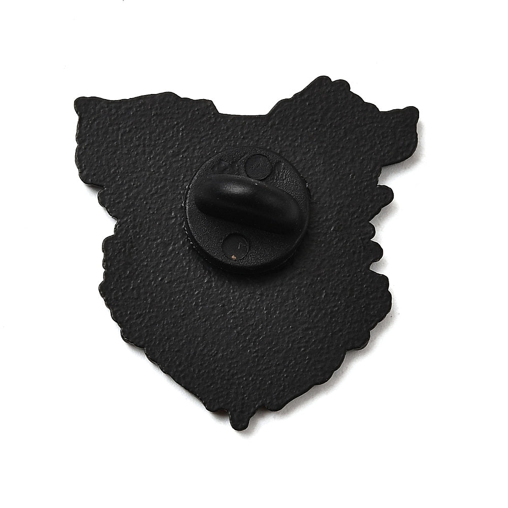 Border collie dog enamel pin