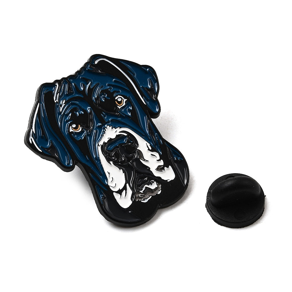 Mastiff dog enamel pin