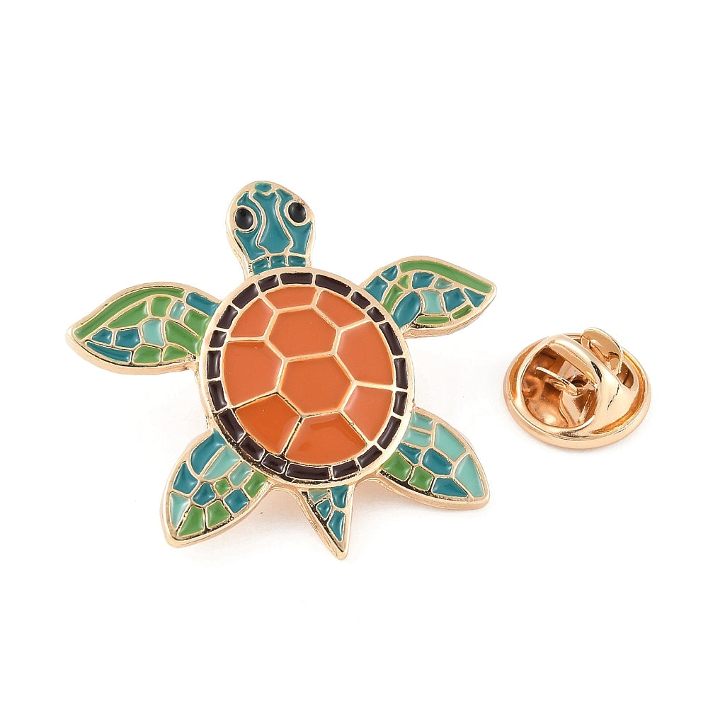 Turtle enamel pin