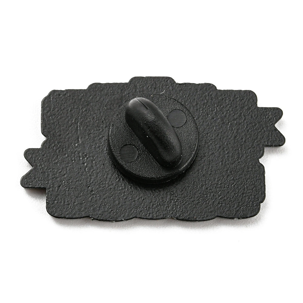 'It's not hoarding if it's books' enamel pin