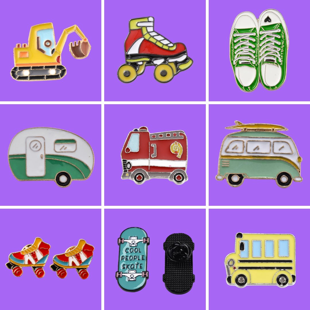 Vehicle Enamel Pins