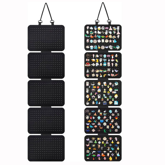 Hanging Felt Pin Display Board – 5 Removable Panels