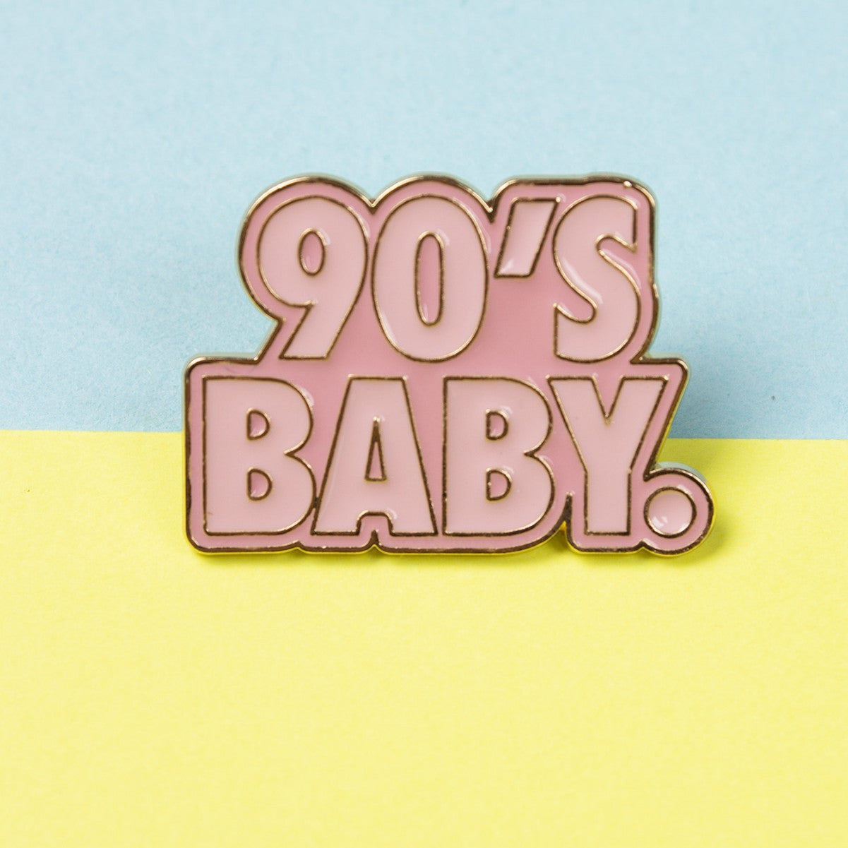 90s baby enamel pin