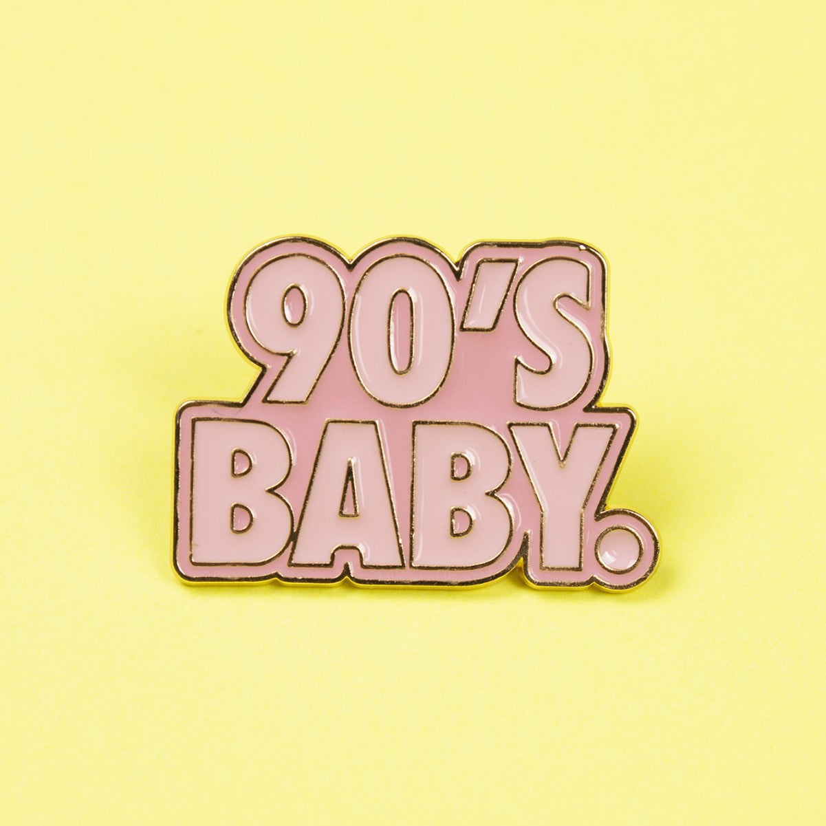 90s baby enamel pin