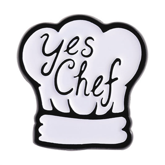 'Yes chef' enamel pin