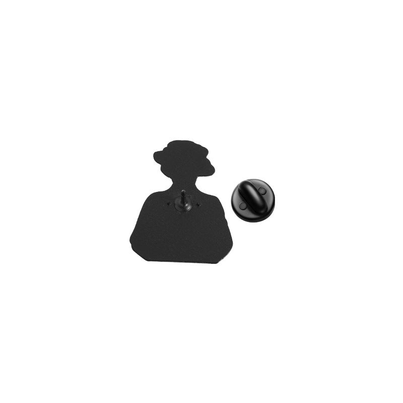 Sam shit different century enamel pin