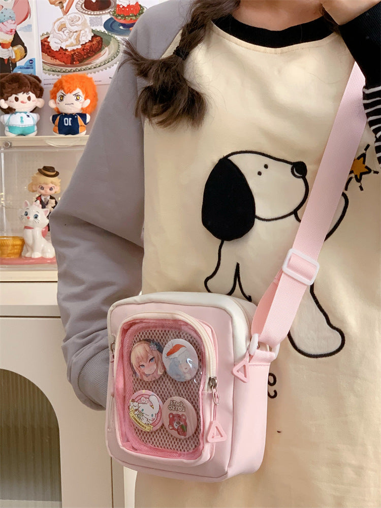 Pin Display Crossbody Bag – Window