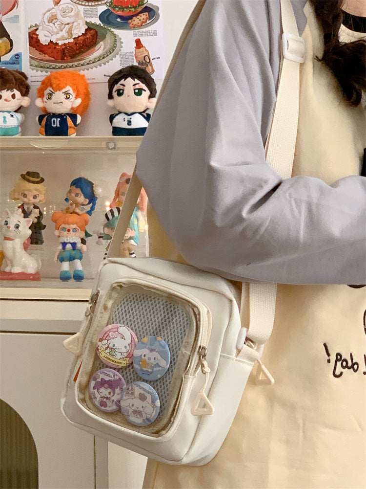 Pin Display Crossbody Bag – Window