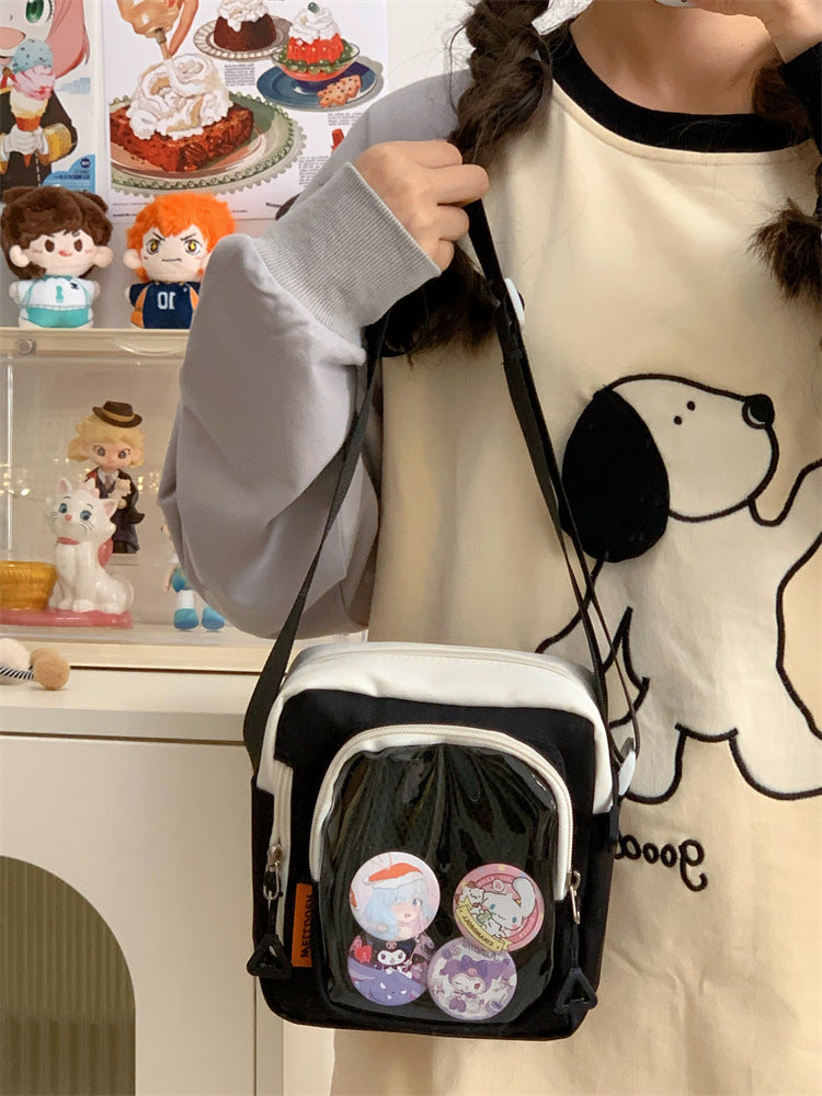 Pin Display Crossbody Bag – Window