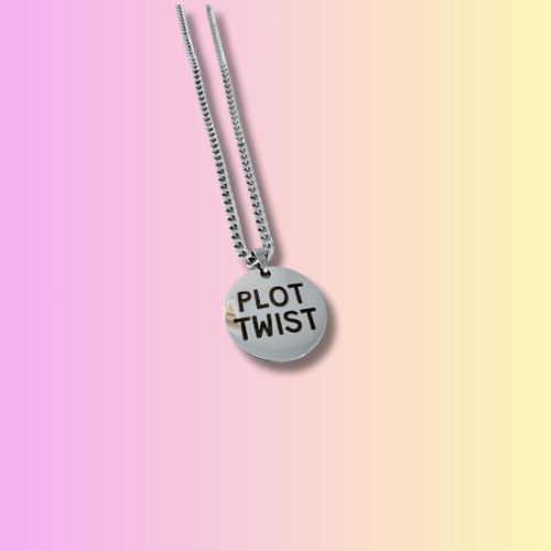📖 PLOT TWIST – Stainless Steel Necklace