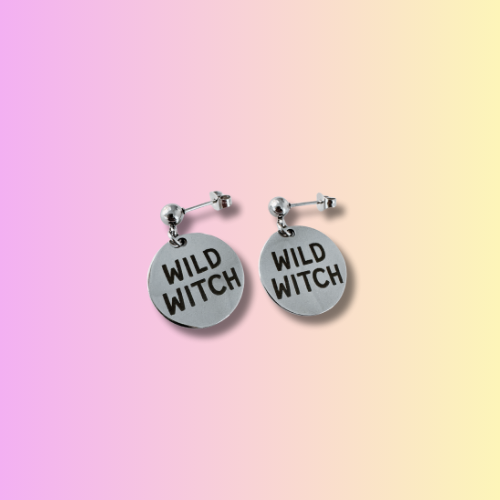 🔮 WILD WITCH – Stainless Steel Earrings