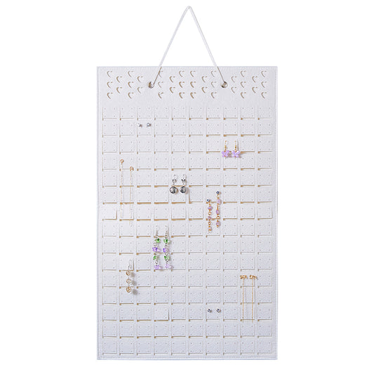 Felt Hanging Earring Storage Bag – Rectangle (Old Lace)