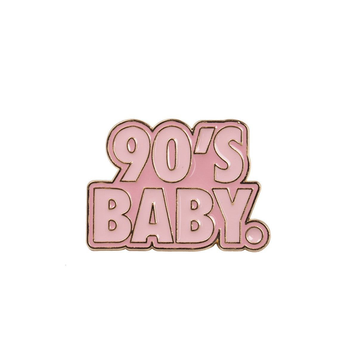 90s baby enamel pin
