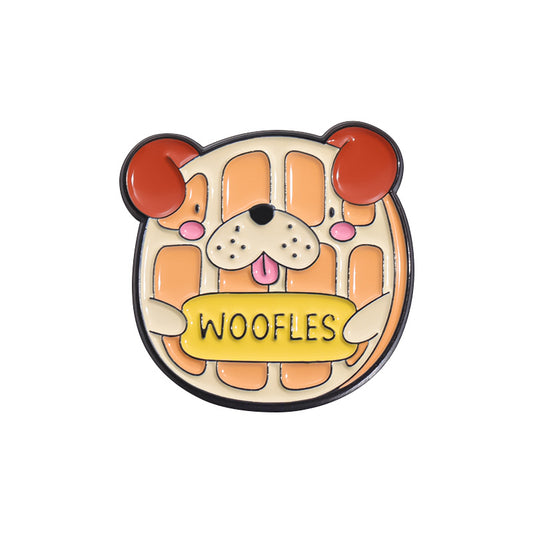 'Woofles' enamel pin