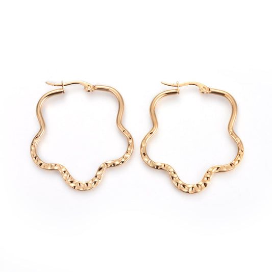 BLOSSOM pressed hoops