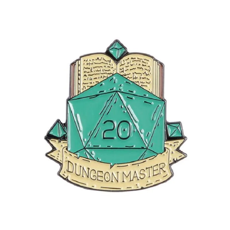 'Dungeon master' enamel pin