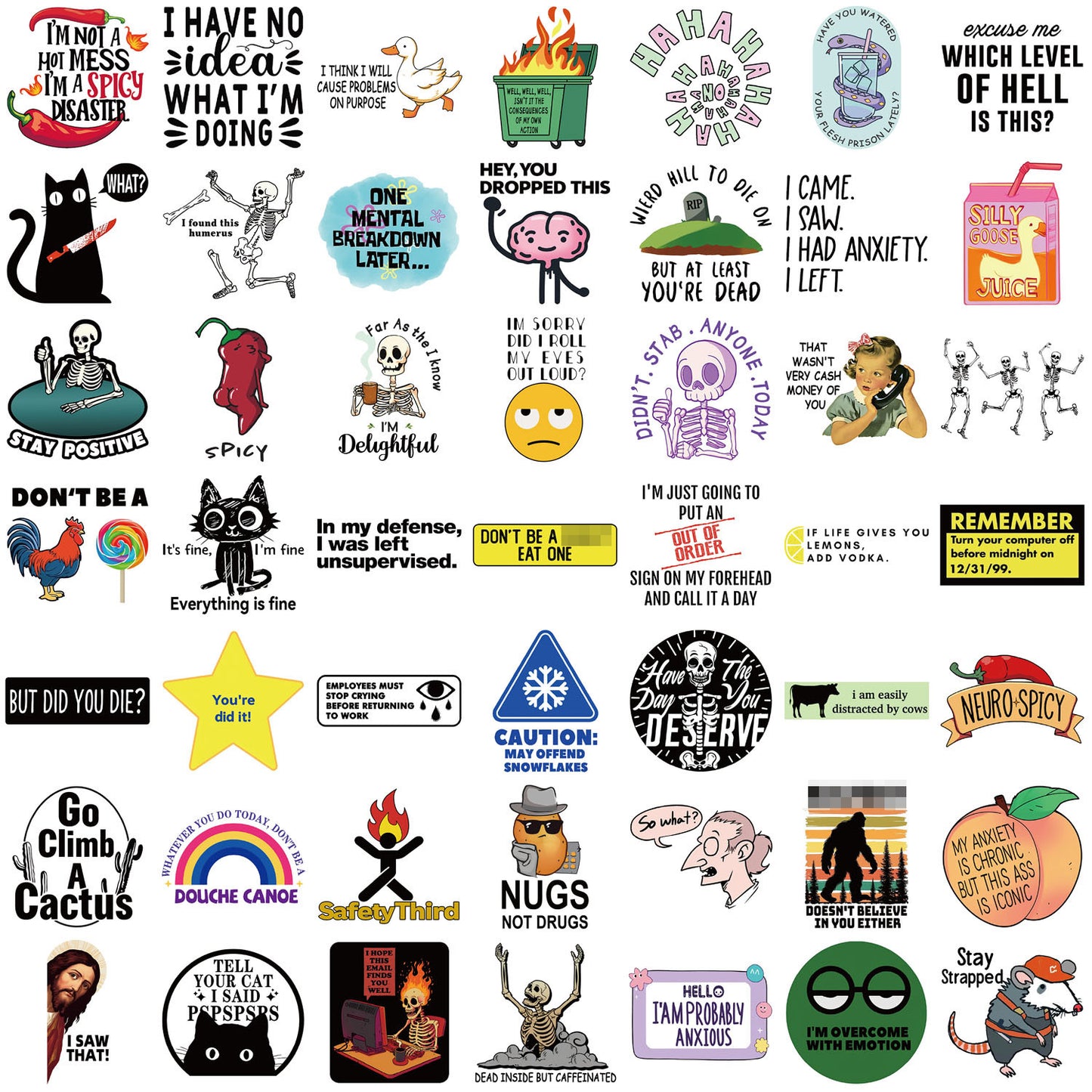 Sticker Pack - Snarky