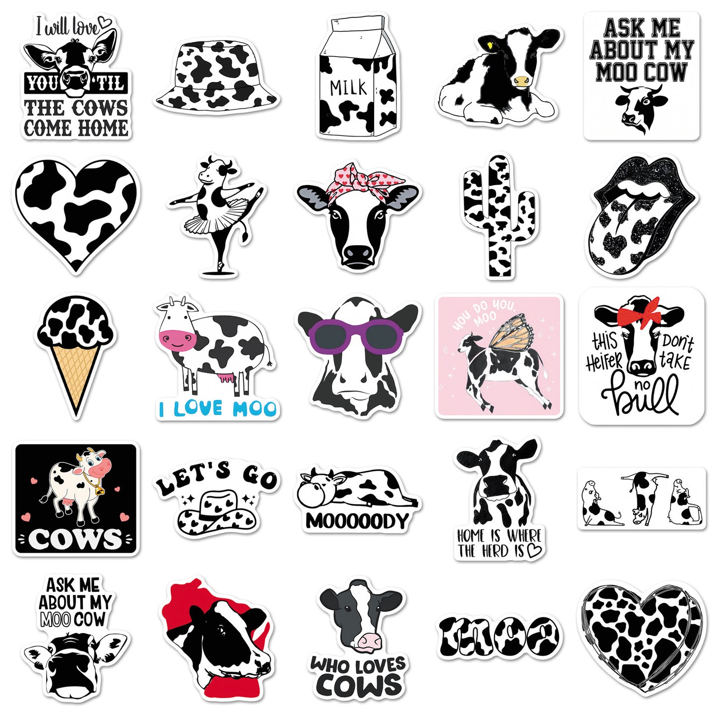 Sticker Pack - Cow